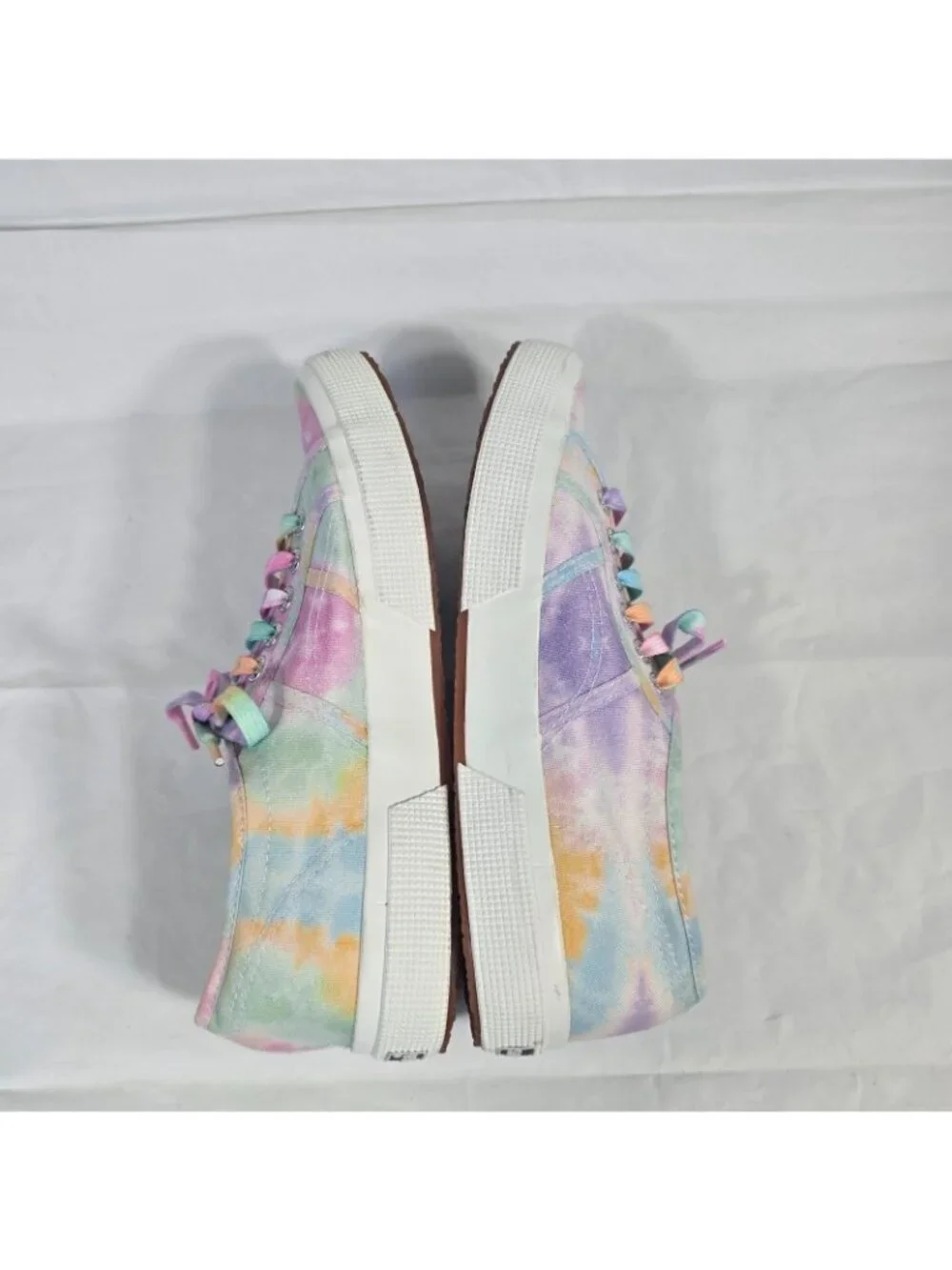 Superga Sneakers Tie Dye Sneakers Rainbow Pastel Women Size 8.5 Casual